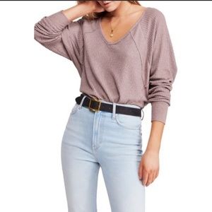 Free People Santa Clara Thermal Top